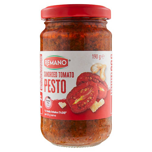 Sundried Tomato Pesto 190g Product Image Front shot 01